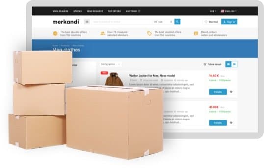 Wholesalers' database on Merkandi